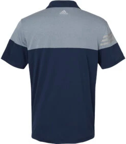 Adidas Heather 3Stripes Block Polo 34 Adidas Heather 3Stripes Block Polo -Thread Logic Store Adidas Heather 3Stripes Block Polo 14