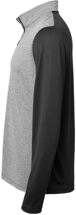 Adidas Heather Block Print Quarter-Zip Pullover -Thread Logic Store Adidas Heather Block Print Quarter Zip Pullover 3