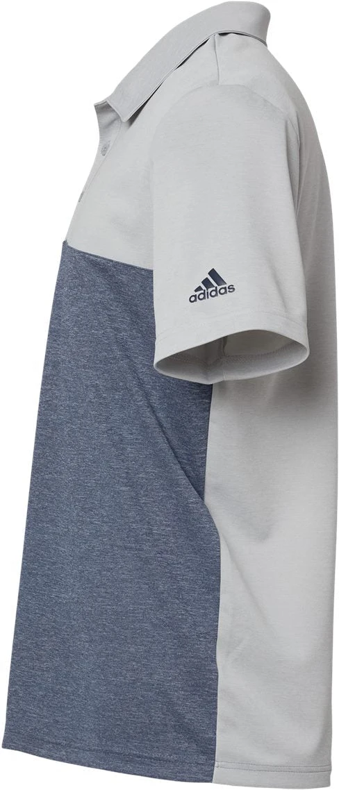Adidas Heathered Colorblock 3-Stripes Sport Shirt 16 Adidas Heathered Colorblock 3-Stripes Sport Shirt - Image 16
