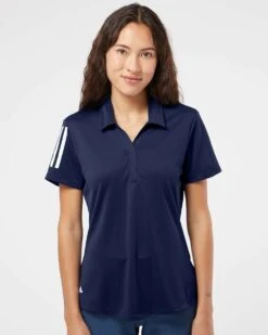 Adidas Ladies Floating 3-Stripes Sport Shirt -Thread Logic Store Adidas Ladies Floating 3 Stripes Sport Shirt 16