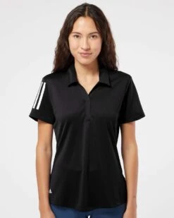 Adidas Ladies Floating 3-Stripes Sport Shirt -Thread Logic Store Adidas Ladies Floating 3 Stripes Sport Shirt 4