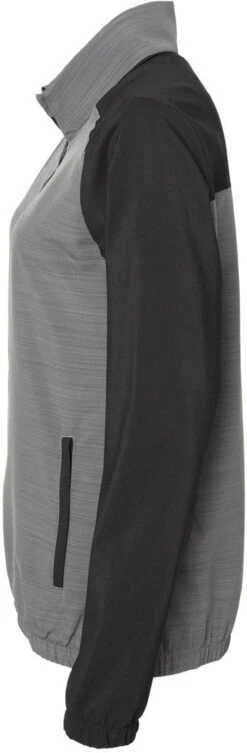 Adidas Ladies Heather Block Full-Zip Wind Jacket -Thread Logic Store Adidas Ladies Heather Block Full Zip Wind Jacket 3