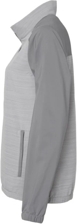 Adidas Ladies Heather Block Full-Zip Wind Jacket -Thread Logic Store Adidas Ladies Heather Block Full Zip Wind Jacket 9