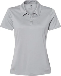 Adidas Ladies Heathered Polo -Thread Logic Store Adidas Ladies Heathered Polo Mid Grey Heather S 13