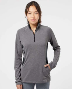 Adidas Ladies Lightweight QuarterZip Pullover 24 Adidas Ladies Lightweight QuarterZip Pullover -Thread Logic Store Adidas Ladies Lightweight QuarterZip Pullover 4