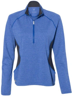 Adidas Ladies Lightweight QuarterZip Pullover 33 Adidas Ladies Lightweight QuarterZip Pullover -Thread Logic Store Adidas Ladies Lightweight QuarterZip Pullover Collegiate Royal HeatherCarbon S 13