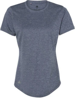 Adidas Ladies Sport TShirt  -Thread Logic Store Adidas Ladies Sport TShirt Collegiate Navy Heather S 19