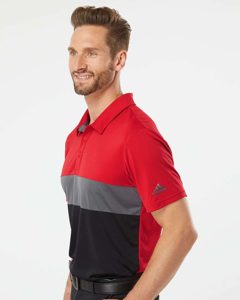 Adidas Merch Block Polo 18 Adidas Merch Block Polo - Image 18