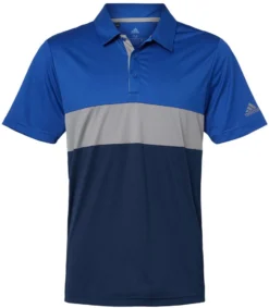 OUTLET-Adidas Merch Block Polo -Thread Logic Store Adidas Merch Block Polo Collegiate RoyalGrey ThreeCollegiate Navy S 19 1