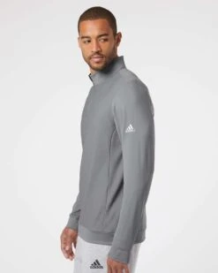 OUTLET-Adidas Performance Textured Quarter-Zip Pullover 37 OUTLET-Adidas Performance Textured Quarter-Zip Pullover -Thread Logic Store Adidas Performance Textured Quarter Zip Pullover 17