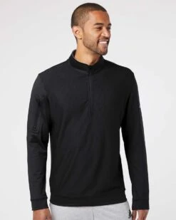 OUTLET-Adidas Performance Textured Quarter-Zip Pullover 24 OUTLET-Adidas Performance Textured Quarter-Zip Pullover -Thread Logic Store Adidas Performance Textured Quarter Zip Pullover 4
