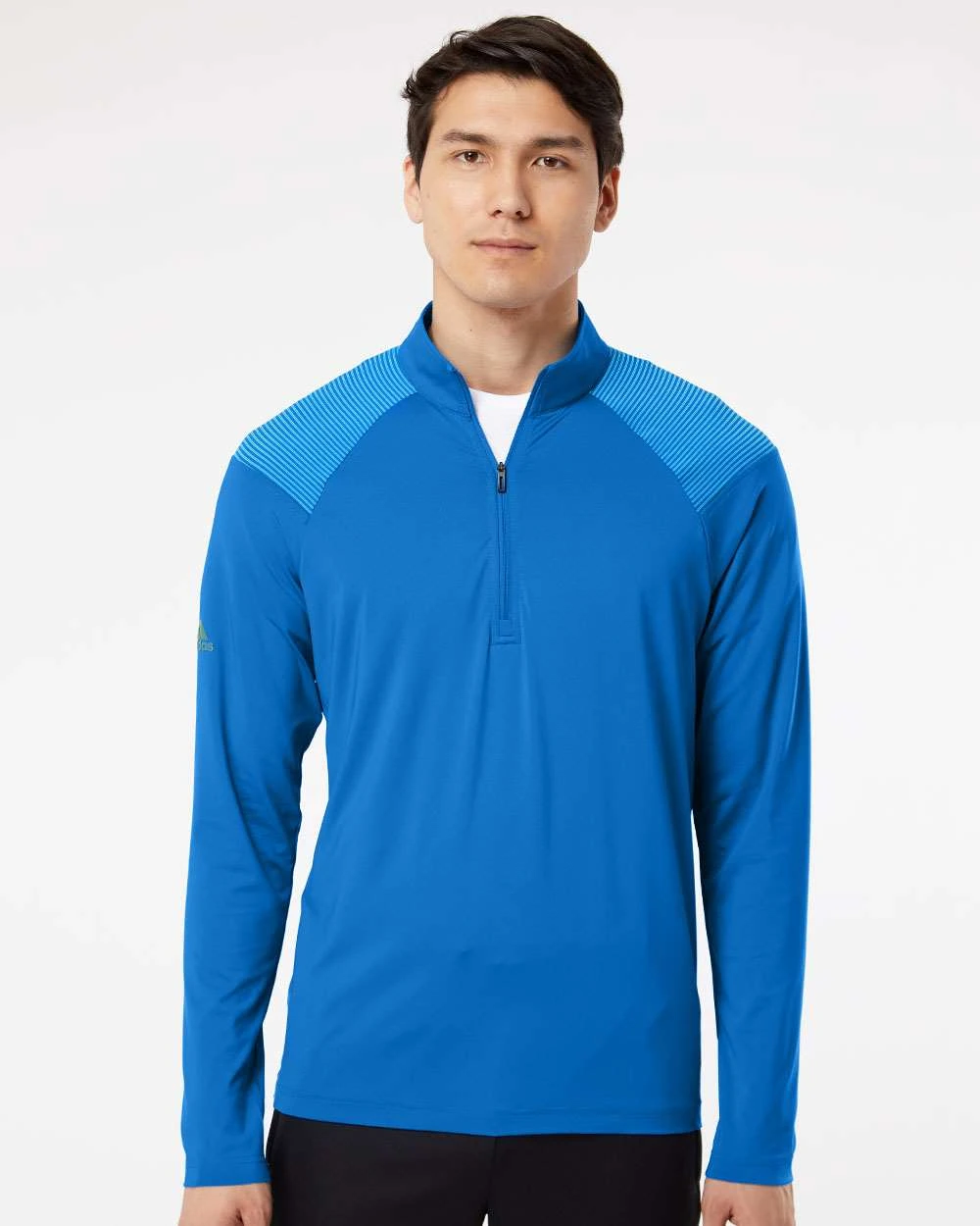 OUTLET-Adidas Shoulder Stripe Quarter-Zip Pullover 11 OUTLET-Adidas Shoulder Stripe Quarter-Zip Pullover - Image 11