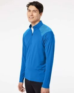 Adidas Shoulder Stripe Quarter-Zip Pullover -Thread Logic Store Adidas Shoulder Stripe Quarter Zip Pullover 11
