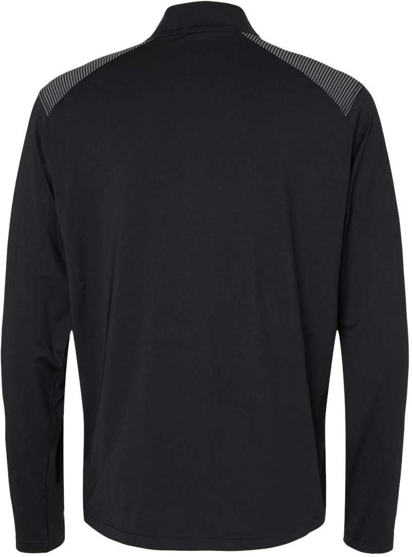 OUTLET-Adidas Shoulder Stripe Quarter-Zip Pullover 3 OUTLET-Adidas Shoulder Stripe Quarter-Zip Pullover - Image 3