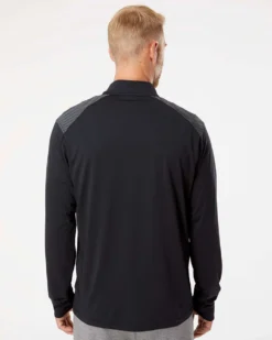 OUTLET-Adidas Shoulder Stripe Quarter-Zip Pullover 26 OUTLET-Adidas Shoulder Stripe Quarter-Zip Pullover -Thread Logic Store Adidas Shoulder Stripe Quarter Zip Pullover 6 1
