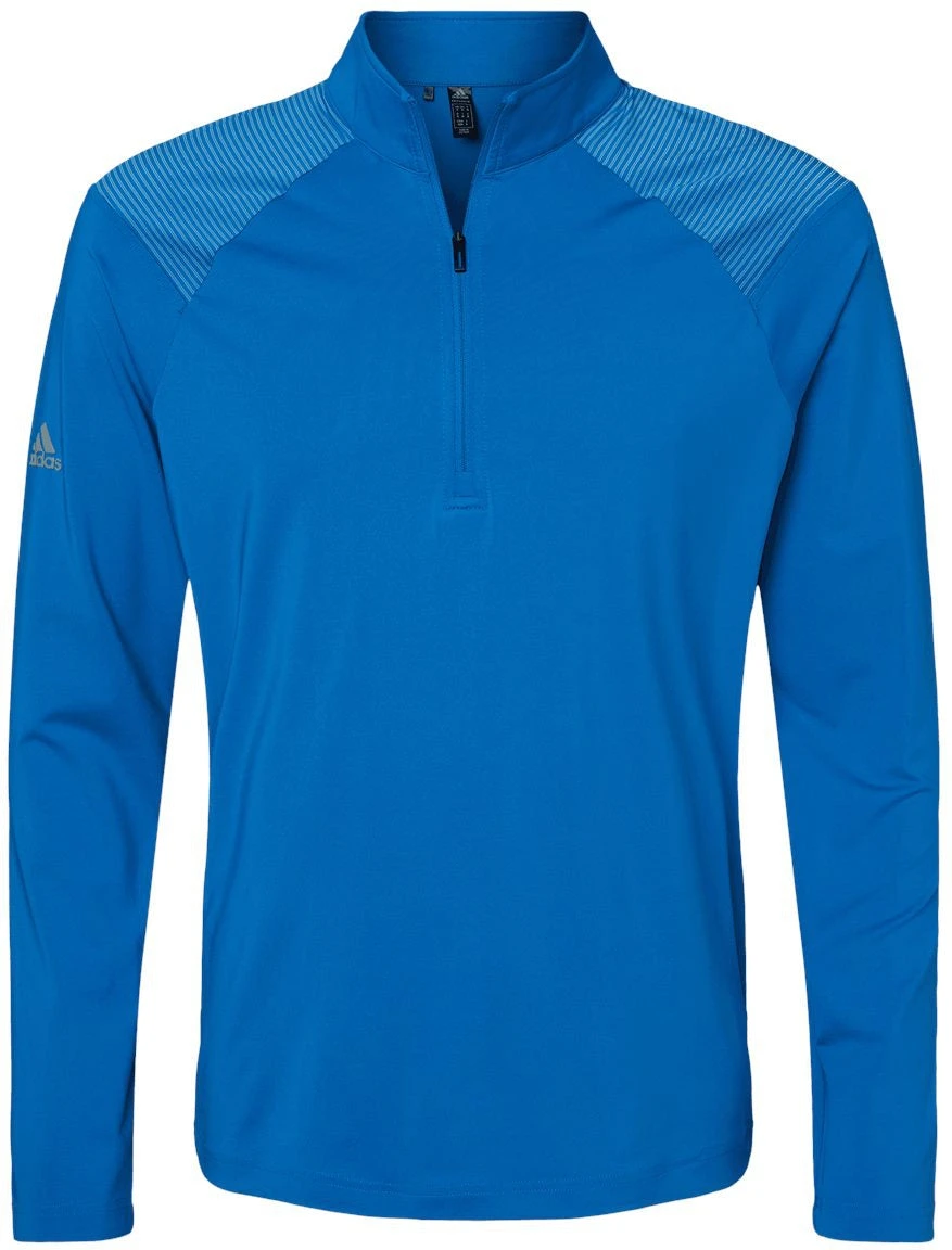 OUTLET-Adidas Shoulder Stripe Quarter-Zip Pullover 8 OUTLET-Adidas Shoulder Stripe Quarter-Zip Pullover - Image 8