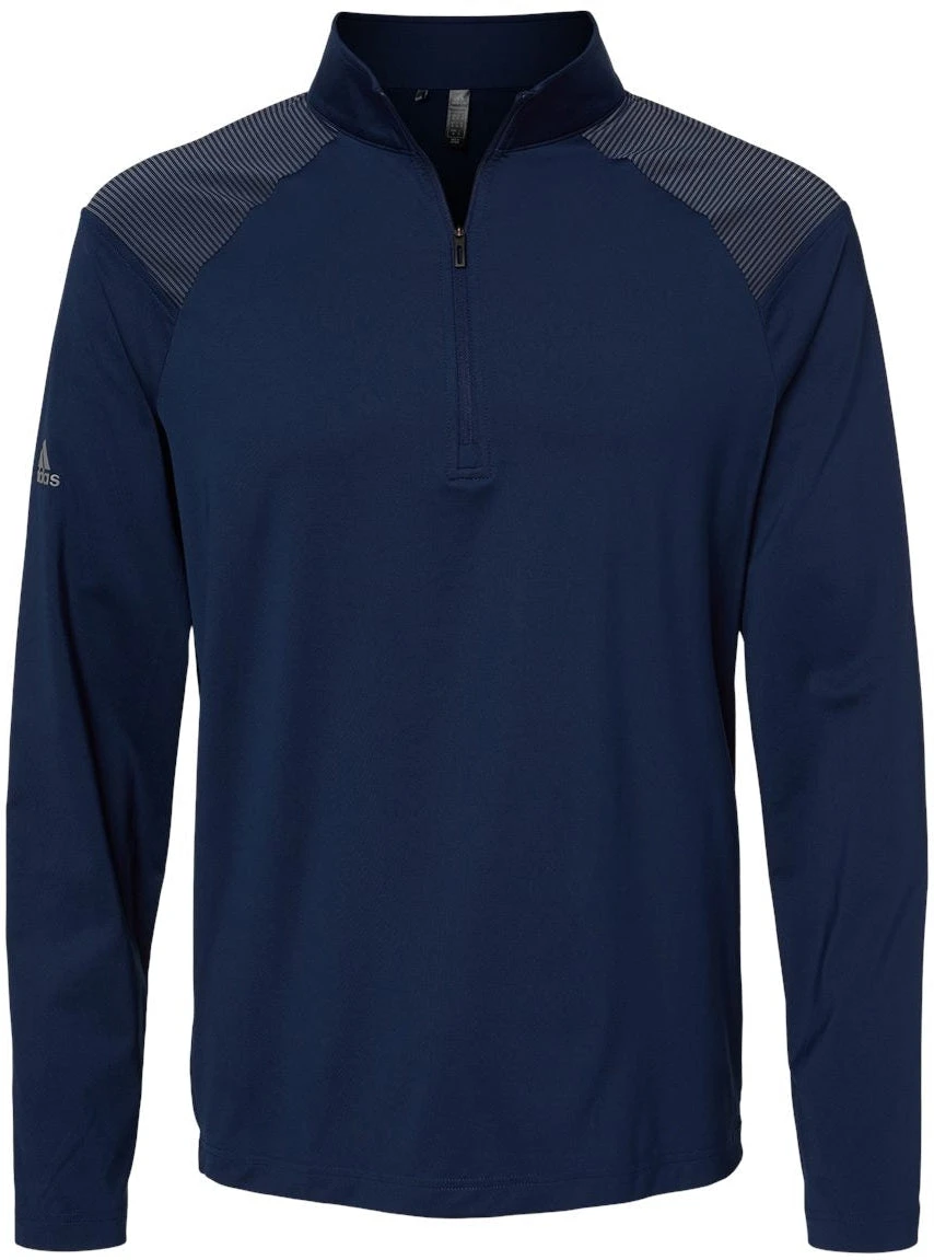 OUTLET-Adidas Shoulder Stripe Quarter-Zip Pullover 20 OUTLET-Adidas Shoulder Stripe Quarter-Zip Pullover - Image 20