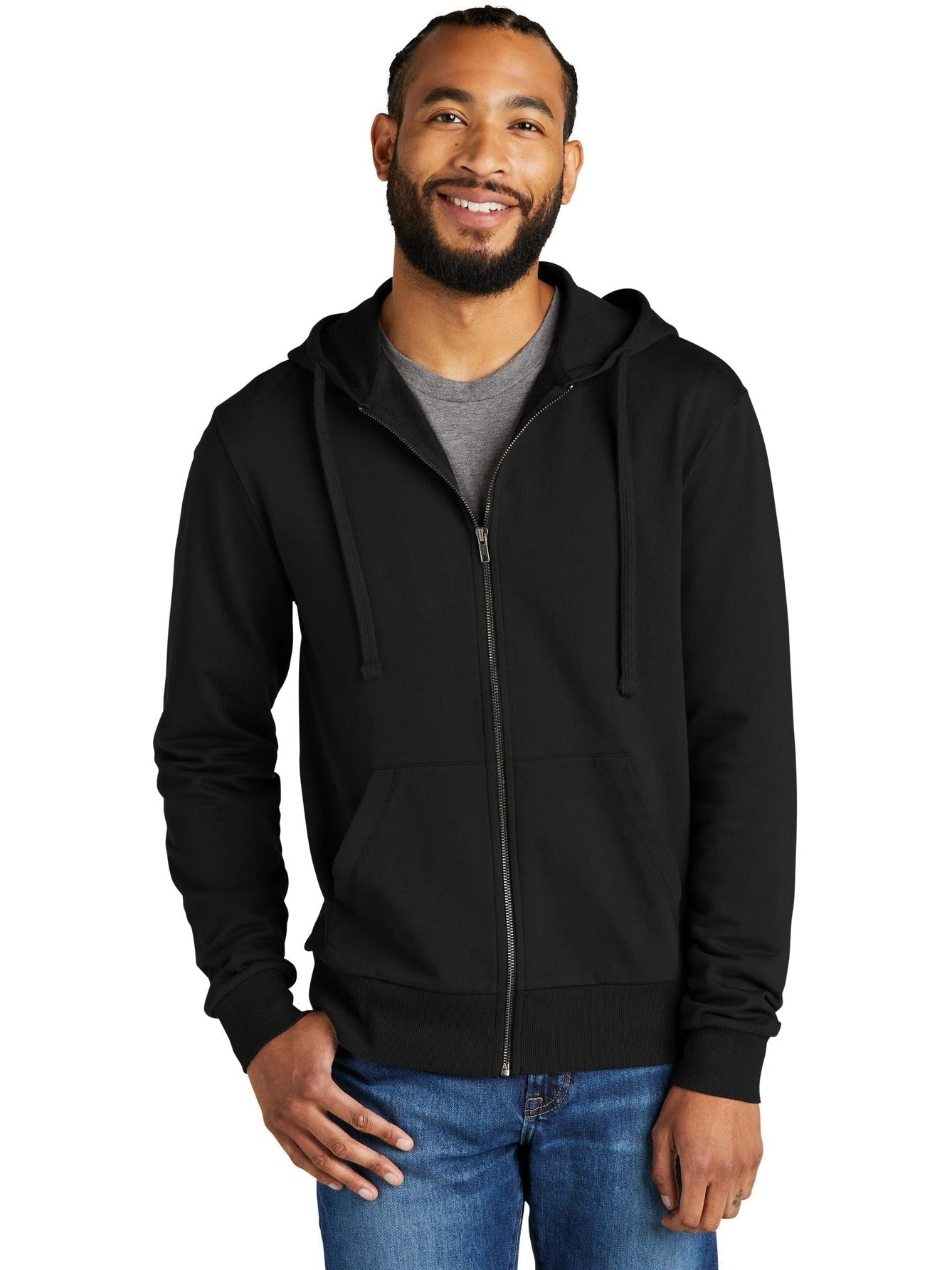 Allmade Unisex Organic French Terry Full-Zip Hoodie 5 Allmade Unisex Organic French Terry Full-Zip Hoodie - Image 5