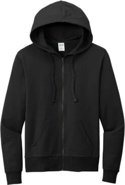Allmade Unisex Organic French Terry Full-Zip Hoodie 20 Allmade Unisex Organic French Terry Full-Zip Hoodie -Thread Logic Store Allmade Unisex Organic French Terry Full Zip Hoodie Deep Black S 1