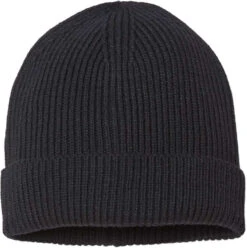Atlantis Headwear Sustainable Fine Rib Knit 10 Atlantis Headwear Sustainable Fine Rib Knit -Thread Logic Store Atlantis Headwear Sustainable Fine Rib Knit Black OSFA 2