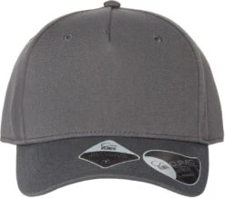 Atlantis Headwear Sustainable Five-Panel Cap 10 Atlantis Headwear Sustainable Five-Panel Cap -Thread Logic Store Atlantis Headwear Sustainable Five Panel Cap Dark Grey OSFA 2