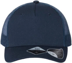 Atlantis Headwear Sustainable Five-Panel Trucker Cap -Thread Logic Store Atlantis Headwear Sustainable Five Panel Trucker Cap Navy Navy OSFA 4