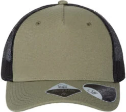 Atlantis Headwear Sustainable Five-Panel Trucker Cap -Thread Logic Store Atlantis Headwear Sustainable Five Panel Trucker Cap Olive Black OSFA 5