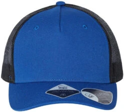 Atlantis Headwear Sustainable Five-Panel Trucker Cap -Thread Logic Store Atlantis Headwear Sustainable Five Panel Trucker Cap Royal Black OSFA 6