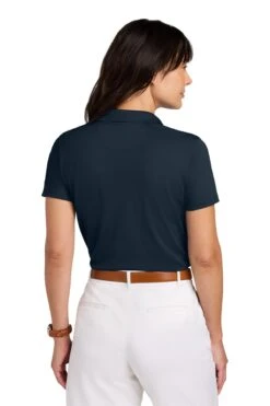 Brooks Brothers Ladies Mesh Pique Performance Polo -Thread Logic Store BB18221 navyblazer model back ce64478c 0623 4ffe 9176 eb1d3a1afbf7