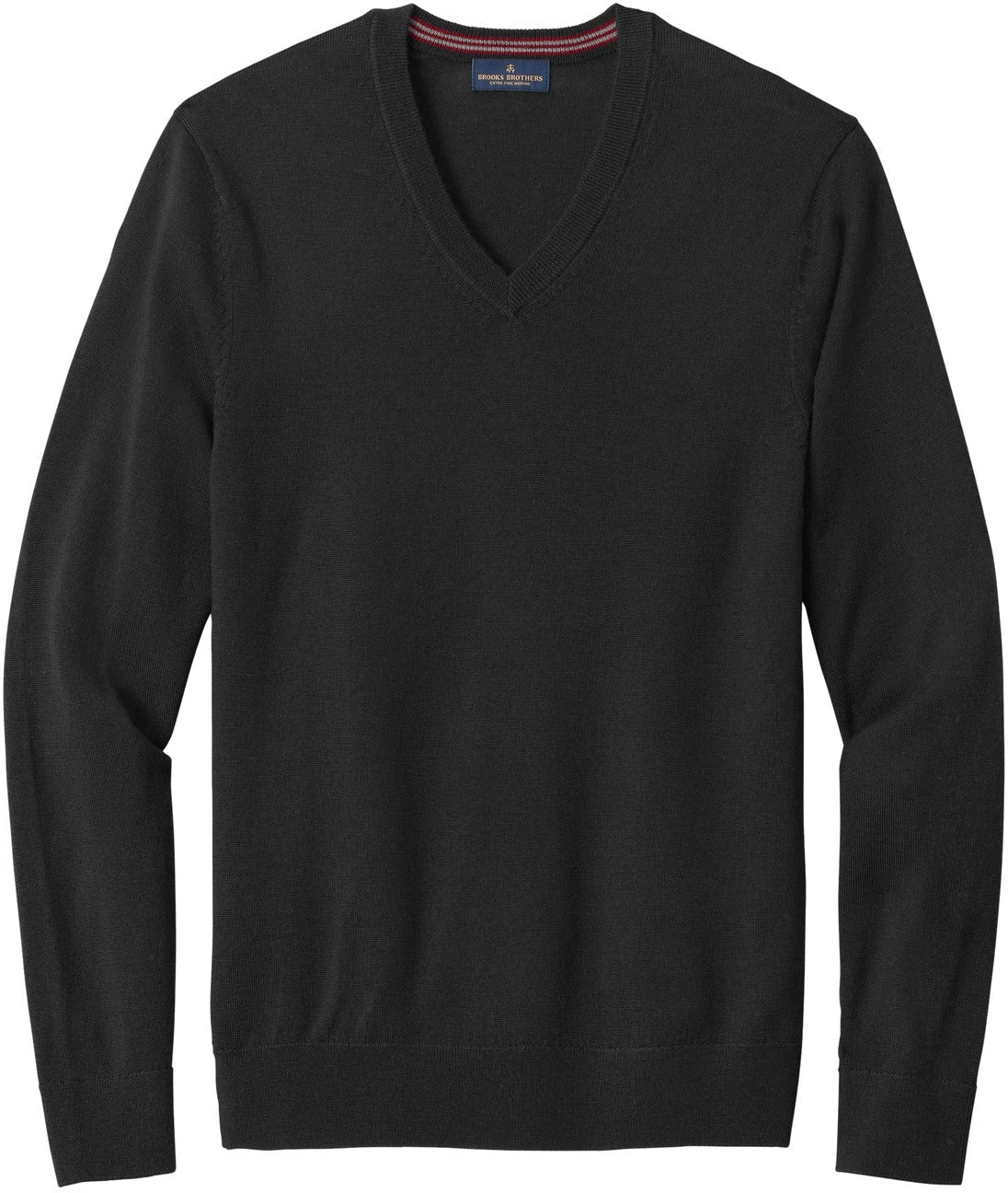Brooks Brothers Washable Merino V-Neck Sweater 3 Brooks Brothers Washable Merino V-Neck Sweater - Image 3
