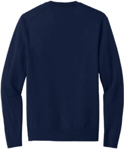 Brooks Brothers Washable Merino V-Neck Sweater 25 Brooks Brothers Washable Merino V-Neck Sweater -Thread Logic Store BB18410 navyblazer flat back