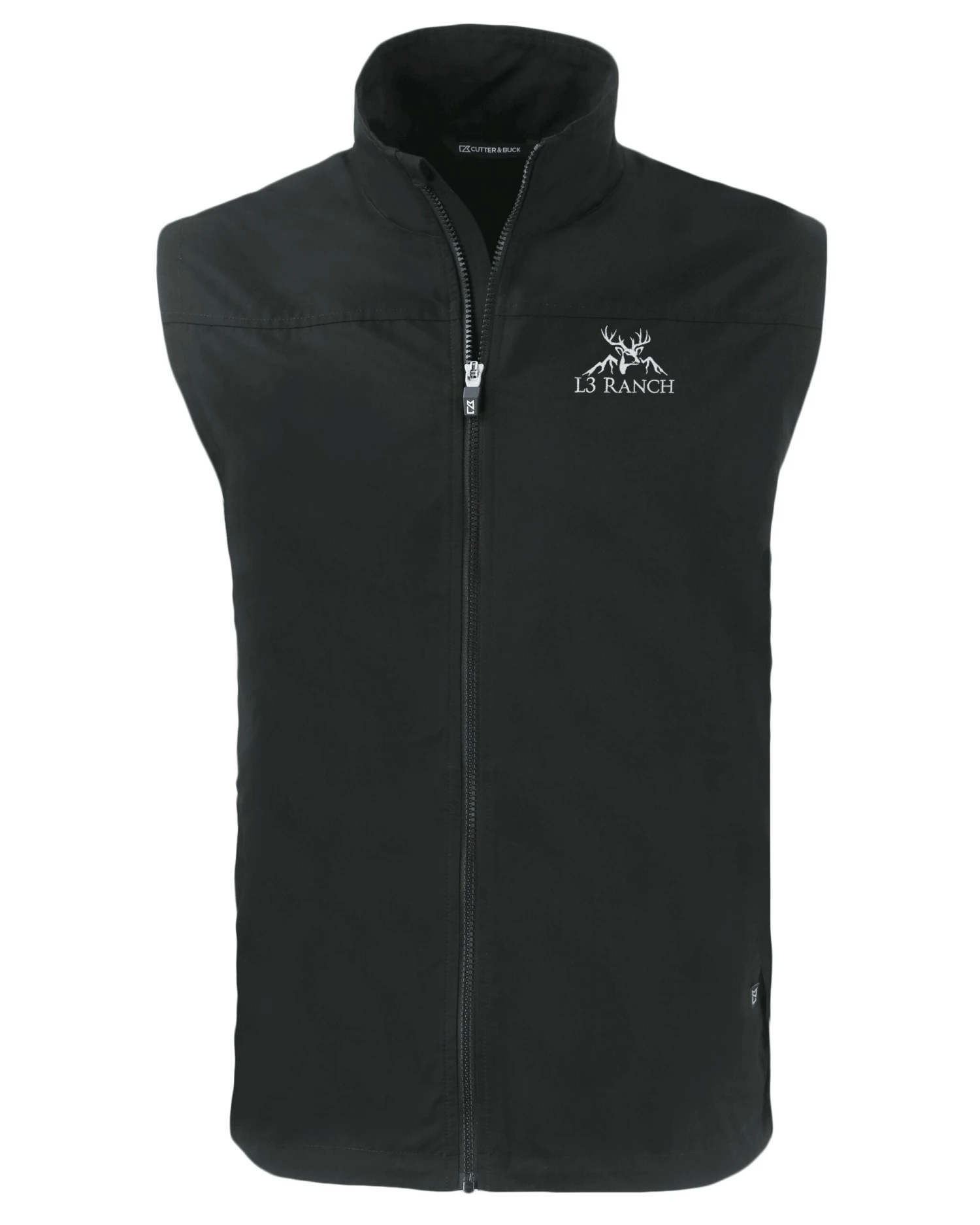 OUTLET-Cutter & Buck Tall Charter Eco Full-Zip Vest 2 OUTLET-Cutter & Buck Tall Charter Eco Full-Zip Vest - Image 2