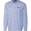 Cutter & Buck Tall Stretch Oxford Stripe Long Sleeve Dress Shirt
