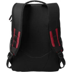 Port Authority Transport Backpack -Thread Logic Store BG232 RICHRED BLACK Flat Back