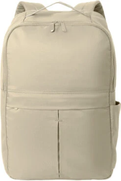 Port Authority Matte Backpack 12 Port Authority Matte Backpack -Thread Logic Store BG235 SAHARA Flat Front