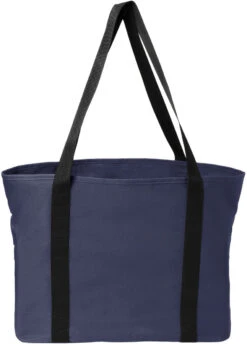 Port Authority C-FREE Recycled Tote -Thread Logic Store BG470 truenavy flat back