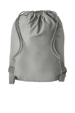 Port Authority Diamond Pocket Cinch 17 Port Authority Diamond Pocket Cinch -Thread Logic Store BG637 gustygrey bag back