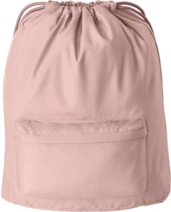 Port Authority Diamond Pocket Cinch 20 Port Authority Diamond Pocket Cinch -Thread Logic Store BG637 rosequartz bag front