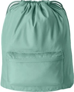 Port Authority Diamond Pocket Cinch 12 Port Authority Diamond Pocket Cinch -Thread Logic Store BG637 sage bag front