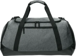 Sport-Tek Large Rec Duffel 17 Sport-Tek Large Rec Duffel -Thread Logic Store BST505 heathergrey bag front