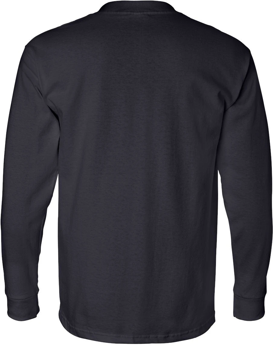 Bayside USA-Made Long Sleeve TShirt With A Pocket 13 Bayside USA-Made Long Sleeve TShirt With A Pocket - Image 13