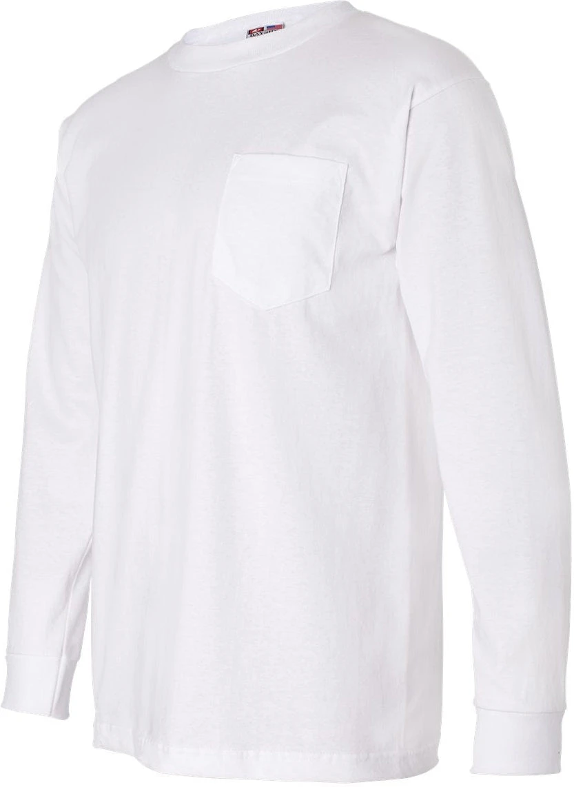 Bayside USA-Made Long Sleeve TShirt With A Pocket 18 Bayside USA-Made Long Sleeve TShirt With A Pocket - Image 18
