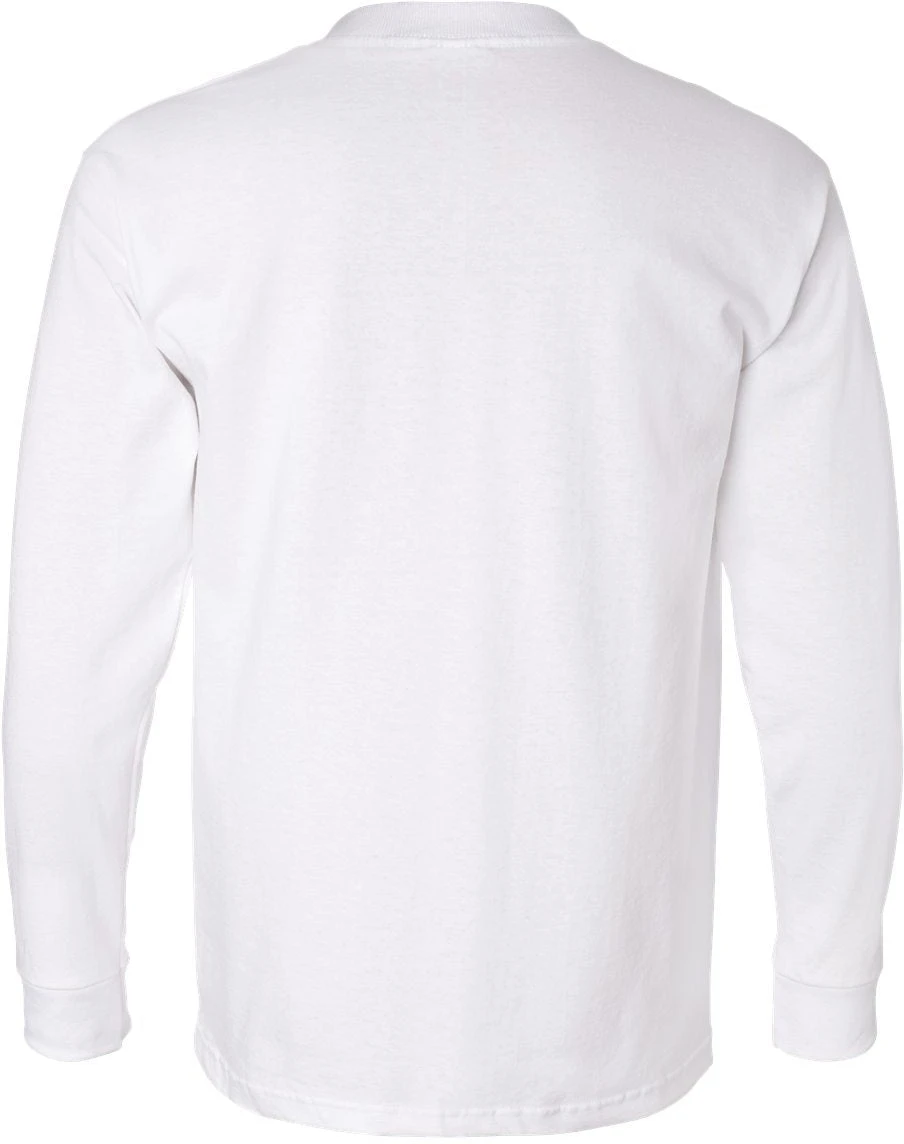 Bayside USA-Made Long Sleeve TShirt With A Pocket 19 Bayside USA-Made Long Sleeve TShirt With A Pocket - Image 19