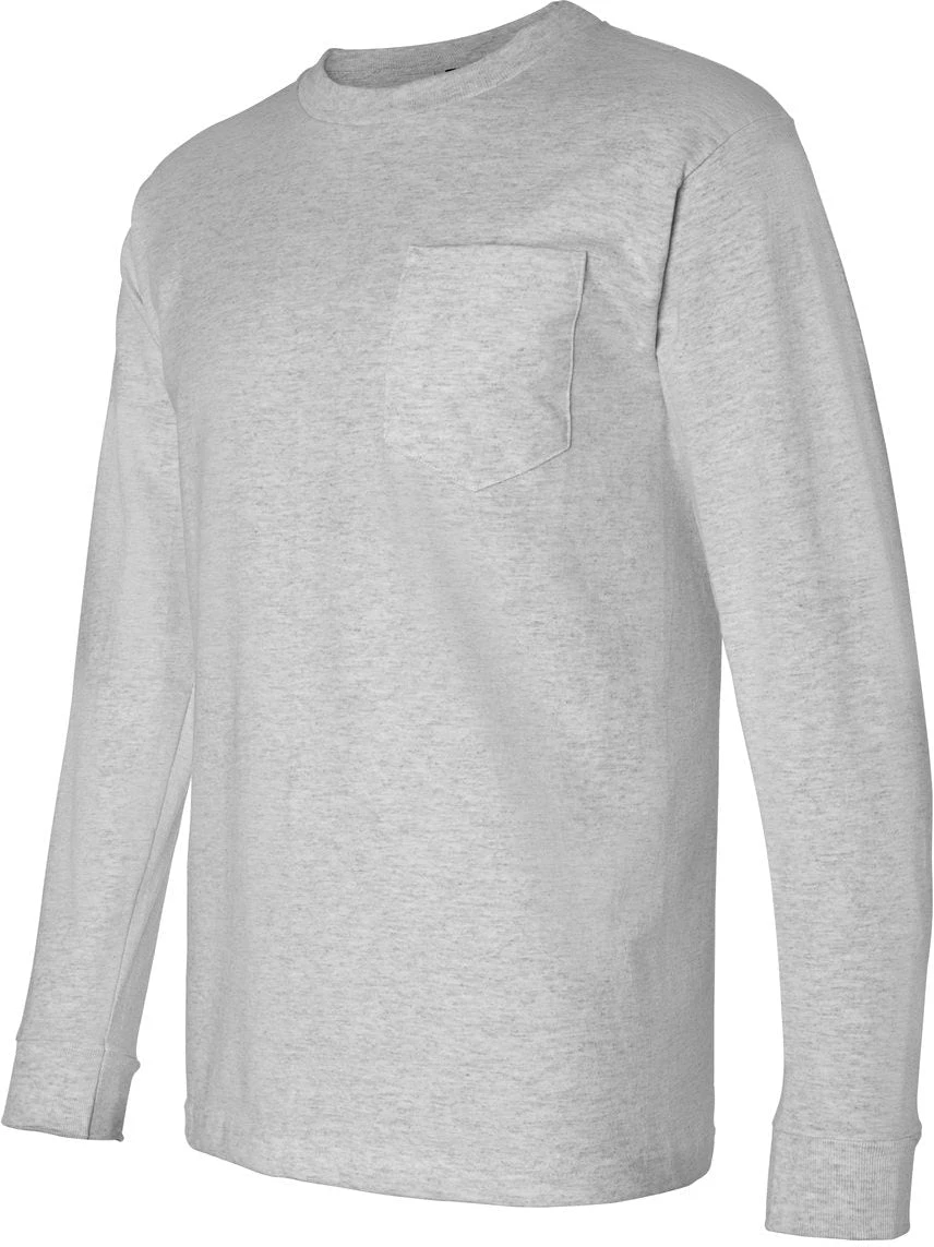 Bayside USA-Made Long Sleeve TShirt With A Pocket 6 Bayside USA-Made Long Sleeve TShirt With A Pocket - Image 6
