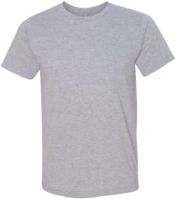 Bayside USA-Made Ringspun 50/50 Heather Unisex TShirt 17 Bayside USA-Made Ringspun 50/50 Heather Unisex TShirt -Thread Logic Store Bayside USA Made Ringspun 5050 Heather Unisex TShirt Heather Grey S 4