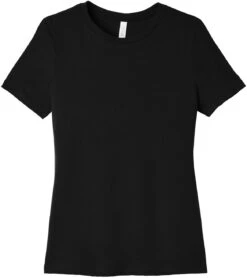 Bella+Canvas Ladies Relaxed Jersey Short Sleeve Tee 16 Bella+Canvas Ladies Relaxed Jersey Short Sleeve Tee -Thread Logic Store BellaCanvas Ladies Relaxed Jersey Short Sleeve Tee Black S 1