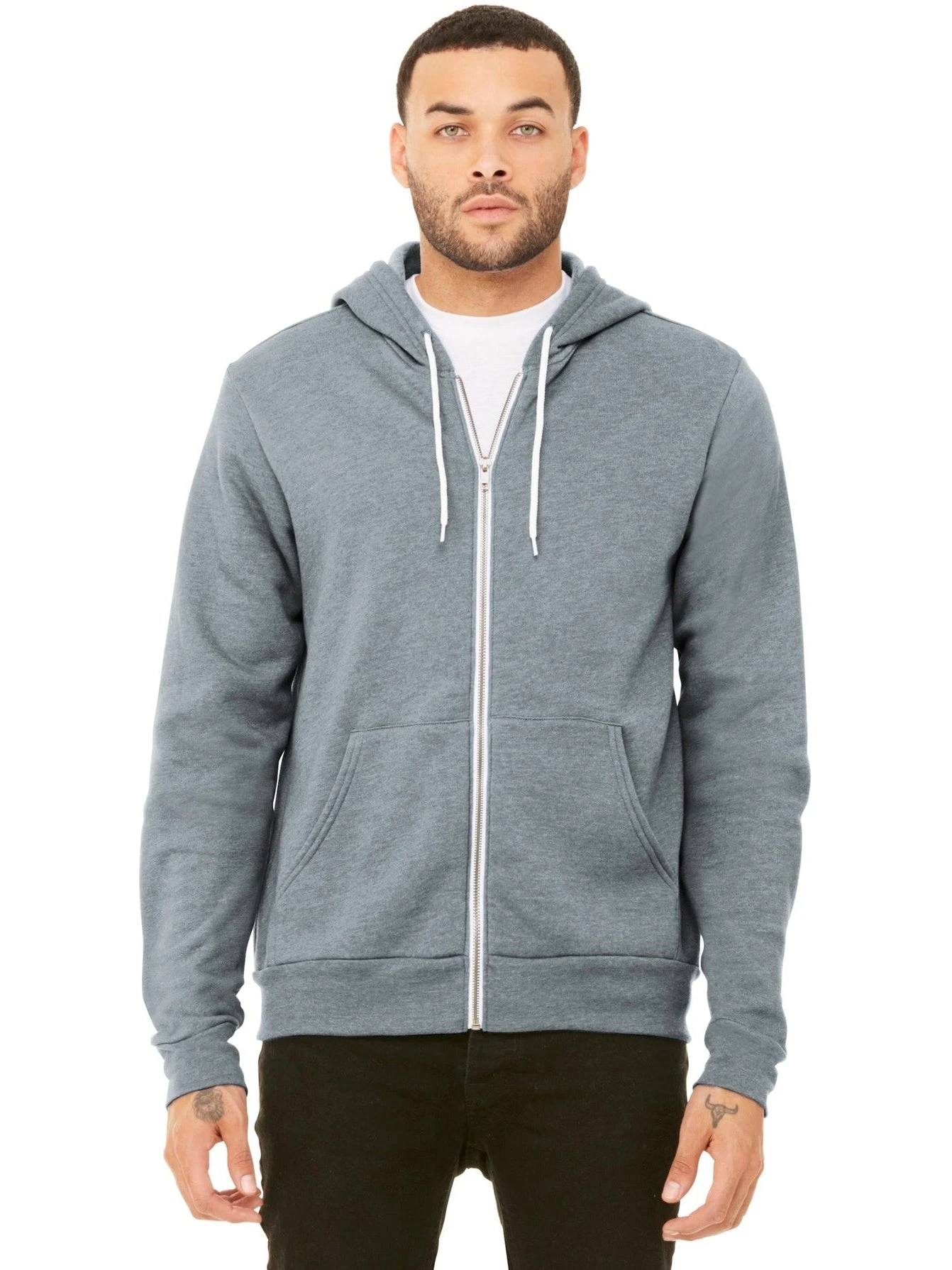Bella+Canvas Sponge Fleece Full-Zip Hoodie 13 Bella+Canvas Sponge Fleece Full-Zip Hoodie - Image 13
