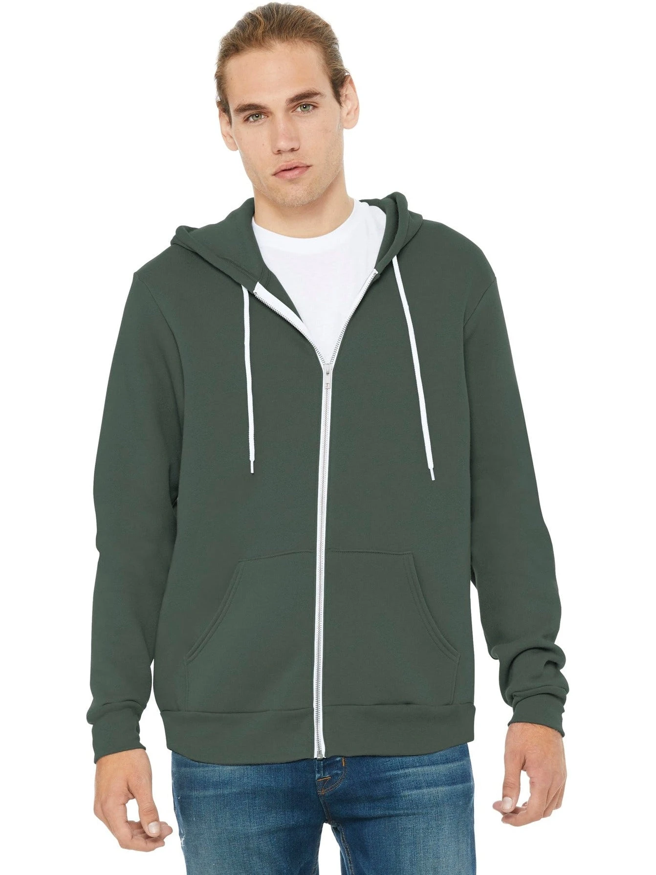 Bella+Canvas Sponge Fleece Full-Zip Hoodie 5 Bella+Canvas Sponge Fleece Full-Zip Hoodie - Image 5