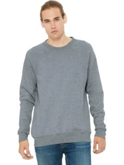 Bella+Canvas Sponge Fleece Raglan Sweatshirt 12 Bella+Canvas Sponge Fleece Raglan Sweatshirt -Thread Logic Store BellaCanvas Sponge Fleece Raglan Sweatshirt Athletic Heather S 1