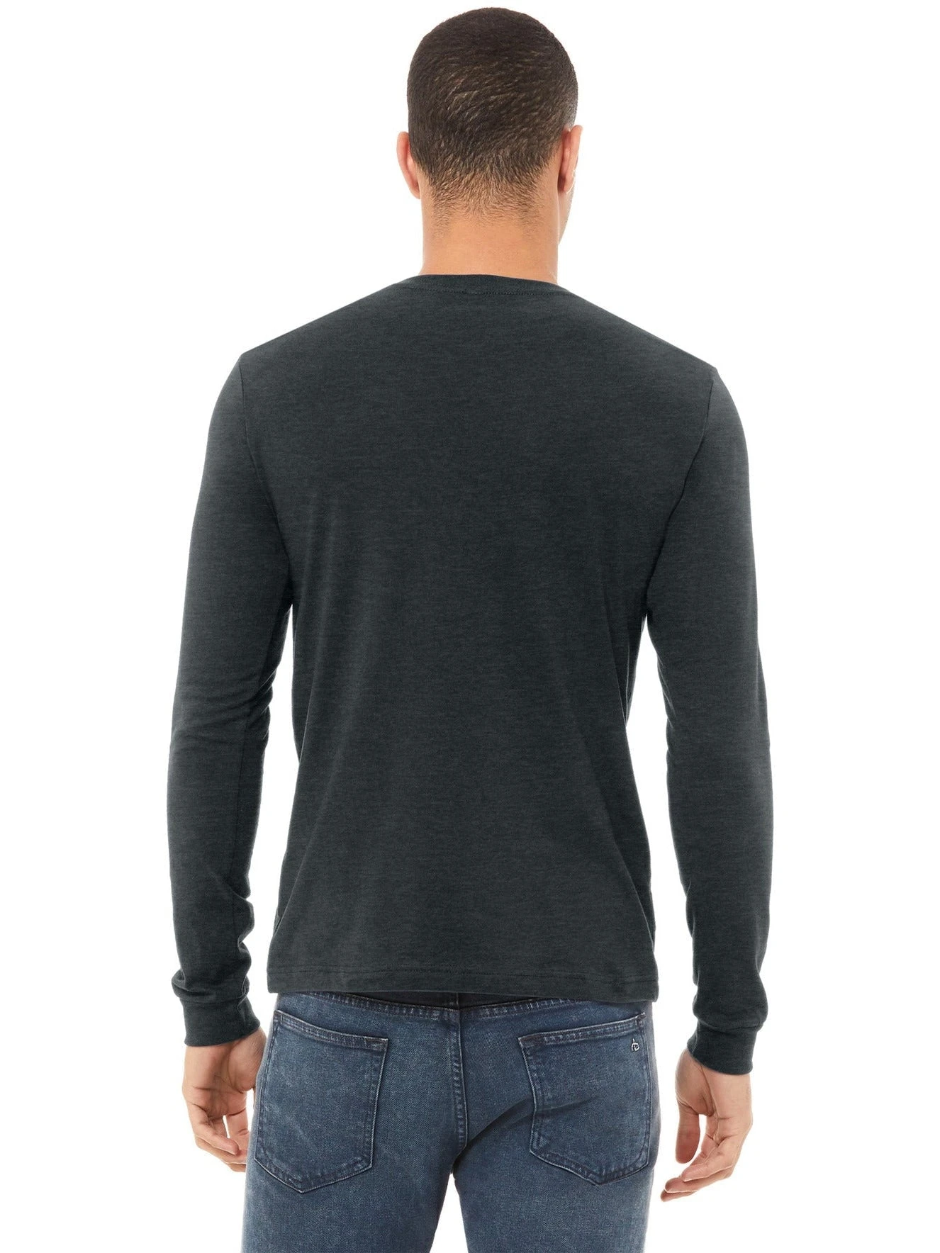 Bella+Canvas Unisex Heather CVC Long Sleeve Tee 13 Bella+Canvas Unisex Heather CVC Long Sleeve Tee - Image 13